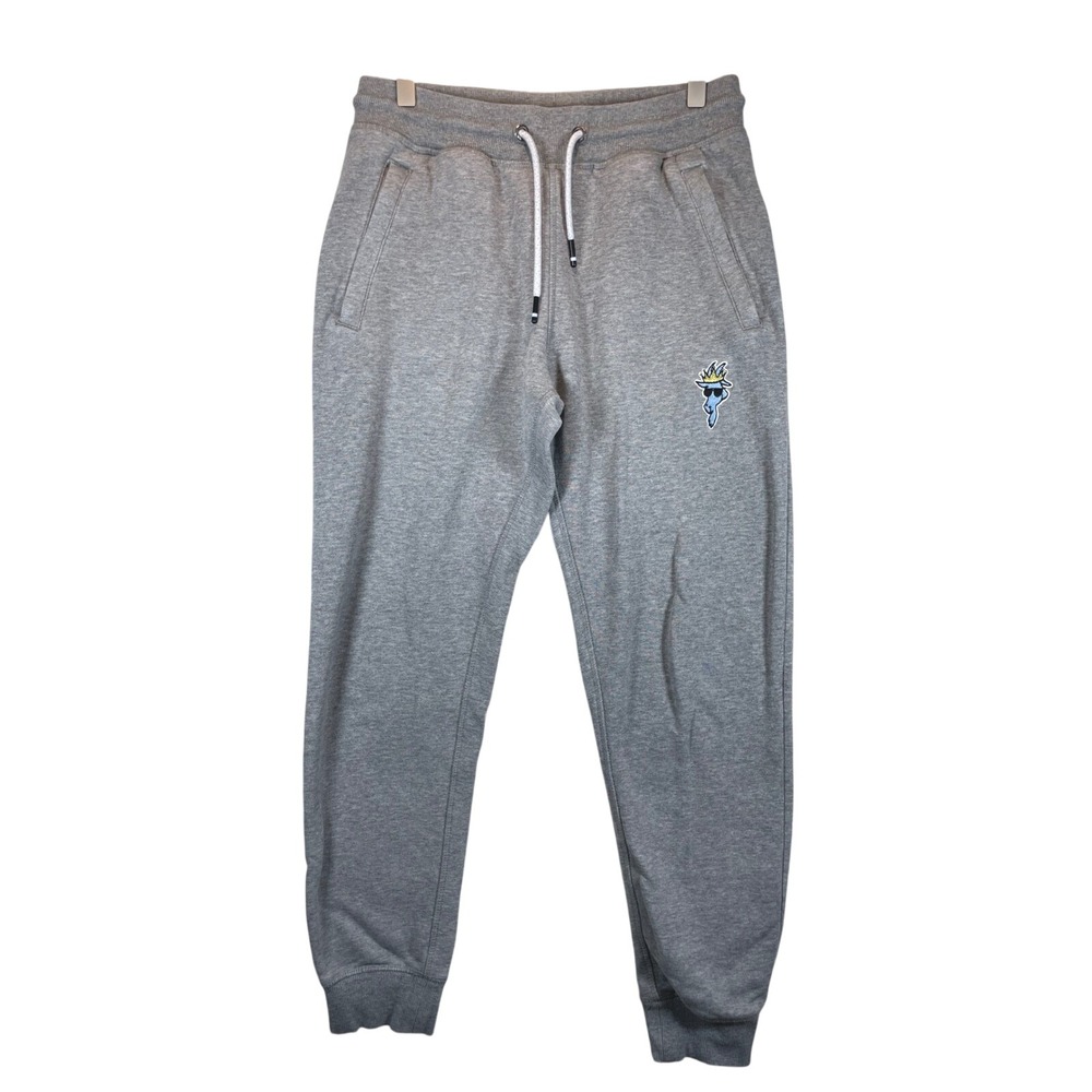 GOAT USA OG fleece joggers womens S heather gray loungewear soft cozy recovery